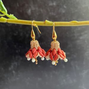 Bell jhumka earrings