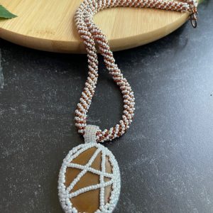 A-Star Brown Rope Necklace