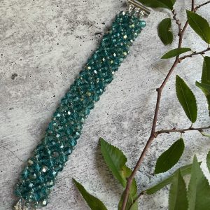 Aquamarine Crystal Bracelet
